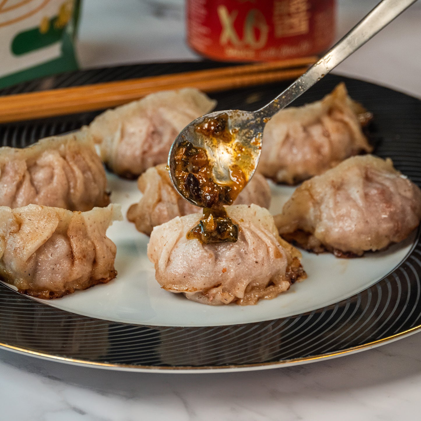 Ah Nui Asian Foods - Gluten-Free Dumpling Flour with XO Sauce