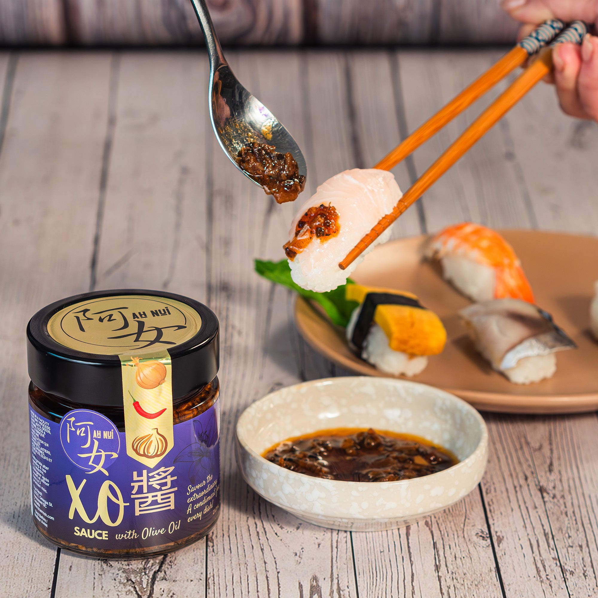 Ah Nui Asian Foods - XO Sauce Sushi
